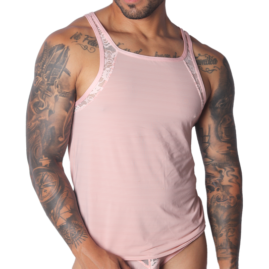 Romantic Pink Tank de Gigo Underwear