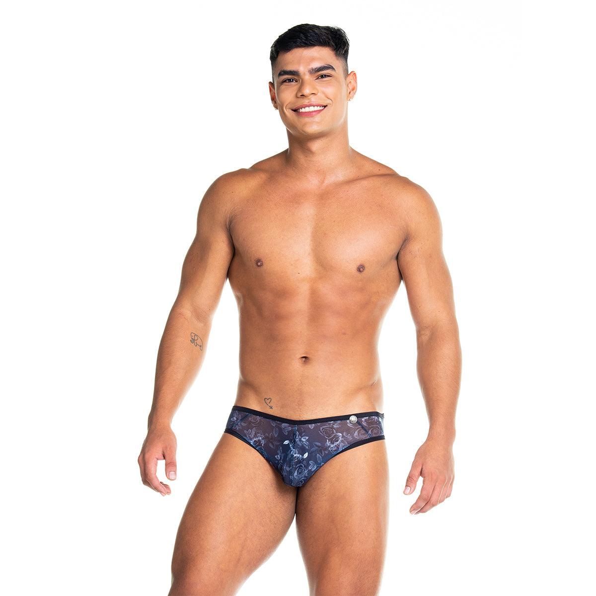 ROSE BLACK BRIEF - Gigo Underwear Colombia