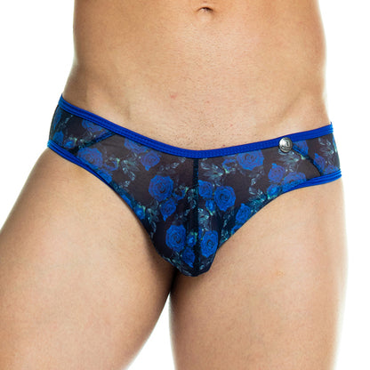 Rose Blue Brief en modelo de Gigo Underwear