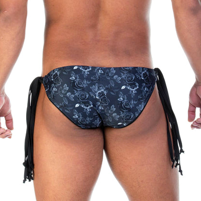Rose Black Swim Brief de Gigo Underwear