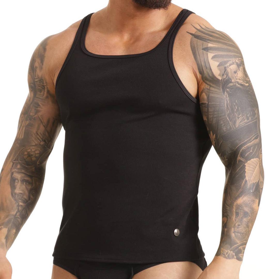 SCANALING BLACK TANK - Gigo Underwear Colombia