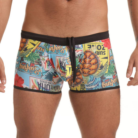 SEVENTIES SWIM TRUNK - Gigo Underwear Colombia