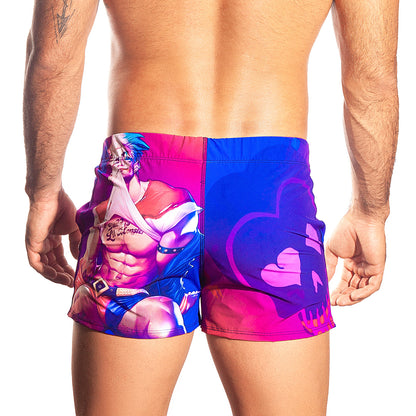 Sexy Men Beachwear vista posterior de Gigo Underwear