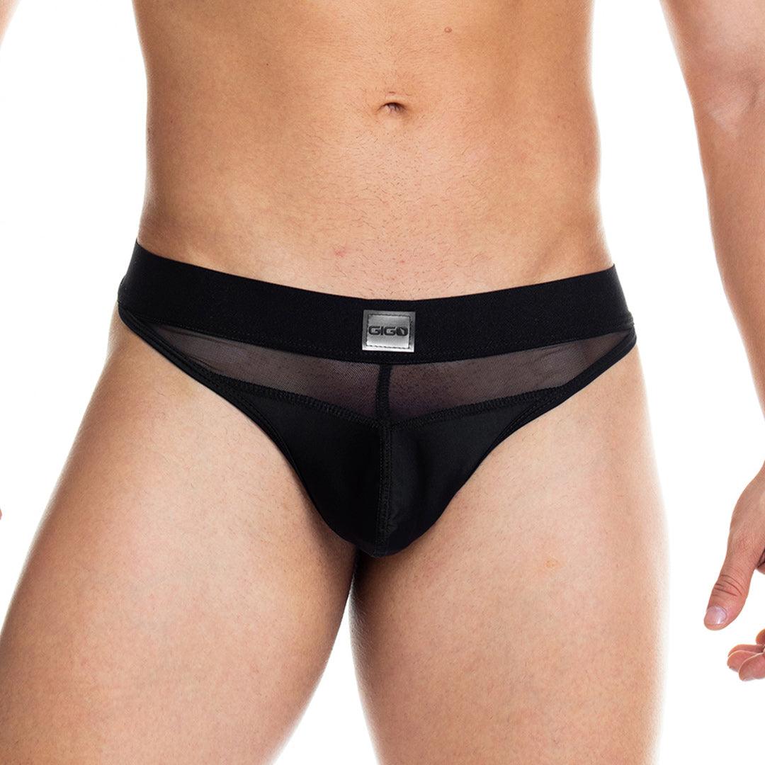 SKIN BLACK GSTRING - Gigo Underwear Colombia