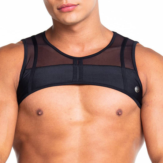 SKIN BLACK HARNESS - Gigo Underwear Colombia