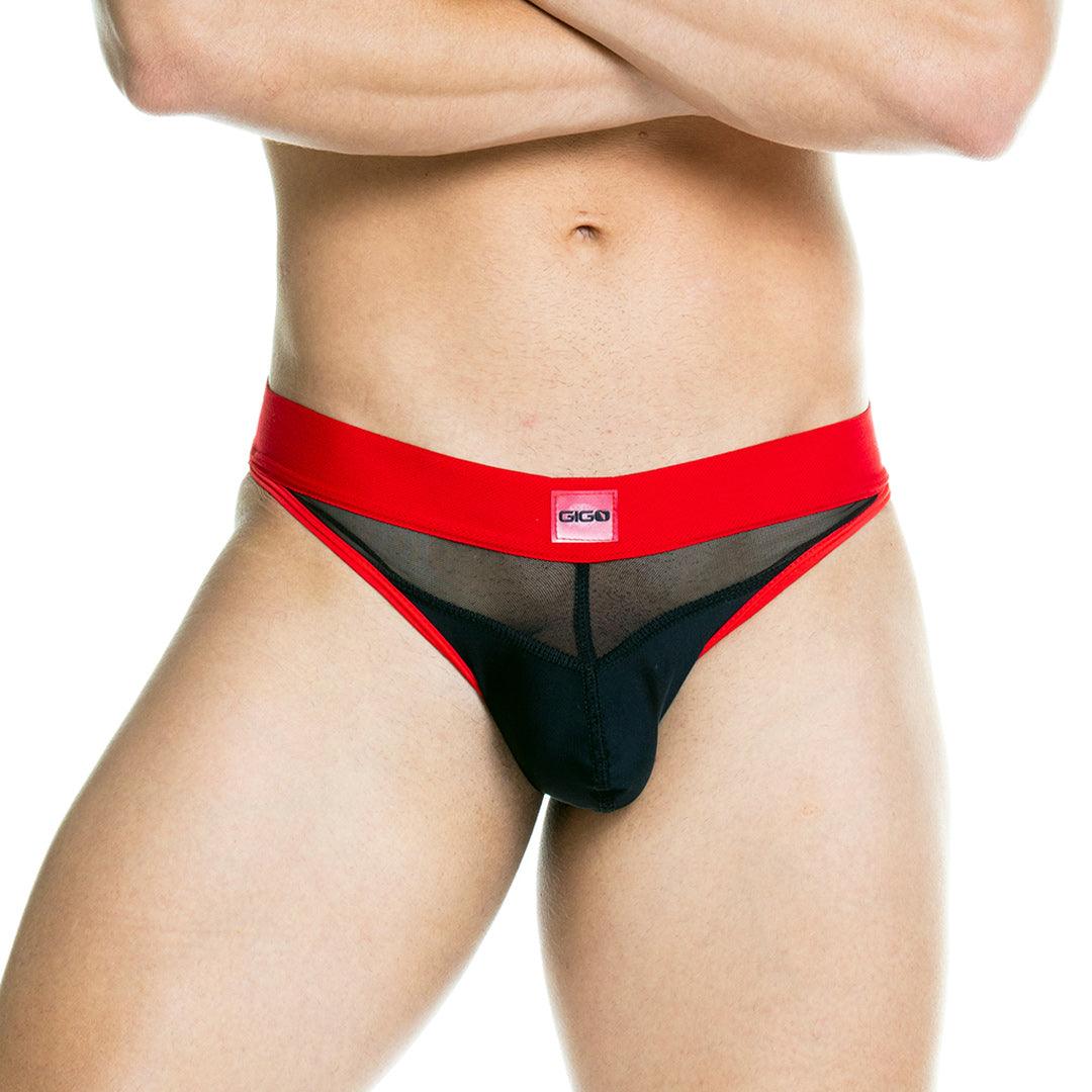 SKIN RED BRIEF - Pantaloncillo negro para hombres