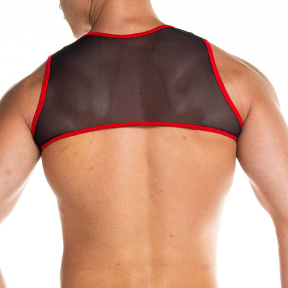 Skin Red Harness vista posterior de Gigo Underwear