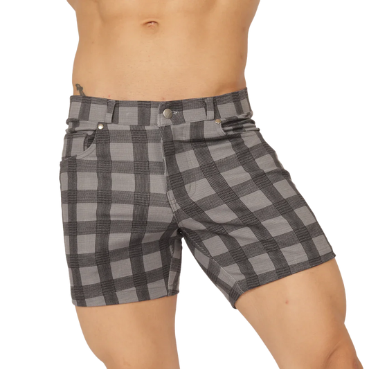 SOCIAL GRAY SHORT - Gigo Underwear Colombia