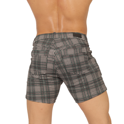 Social Green Short vista posterior de Gigo Underwear