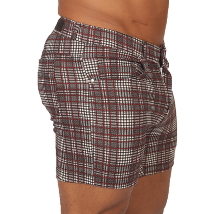 Social Red Short vista frontal de Gigo Underwear