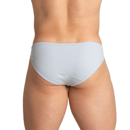 Soft Blue Brief vista posterior de Gigo Underwear