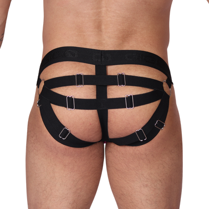Spectrum Fuchsia Jockstrap vista posterior de Gigo Underwear