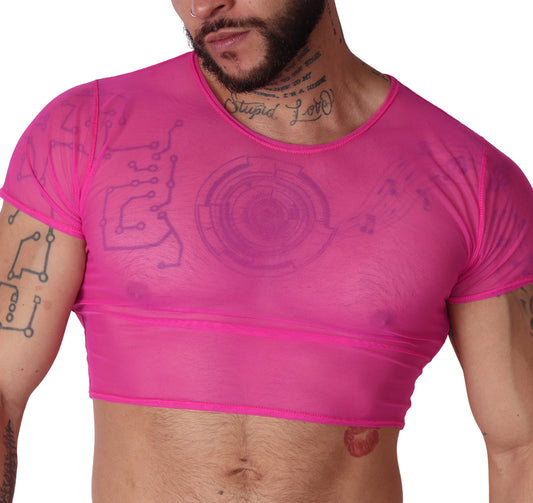 Spectrum Fuchsia Crop Top de Gigo Underwear