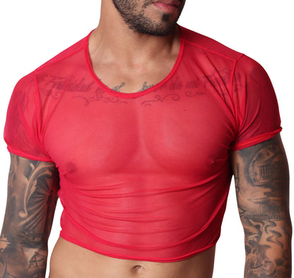 Spectrum Red Crop Top de Gigo Underwear