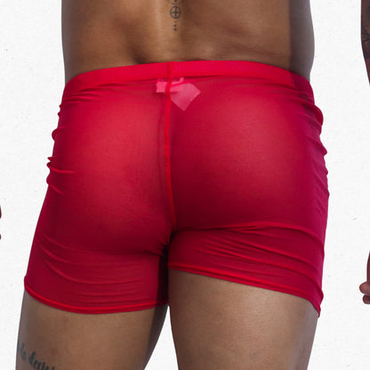 Spectrum Red Hot Shorts vista posterior de Gigo Underwear