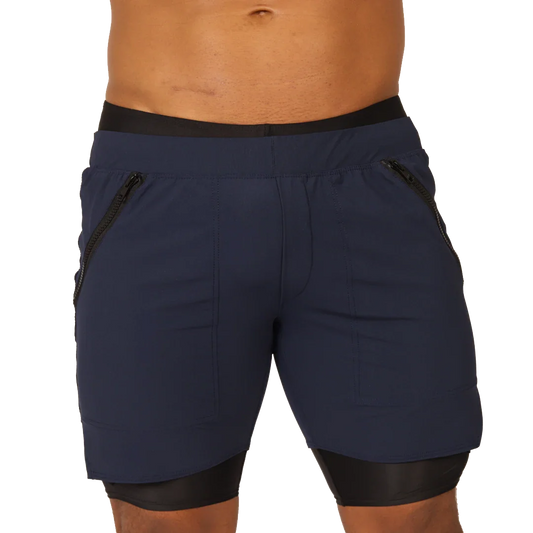 SPORTY BLUE SHORT - Gigo Underwear Colombia