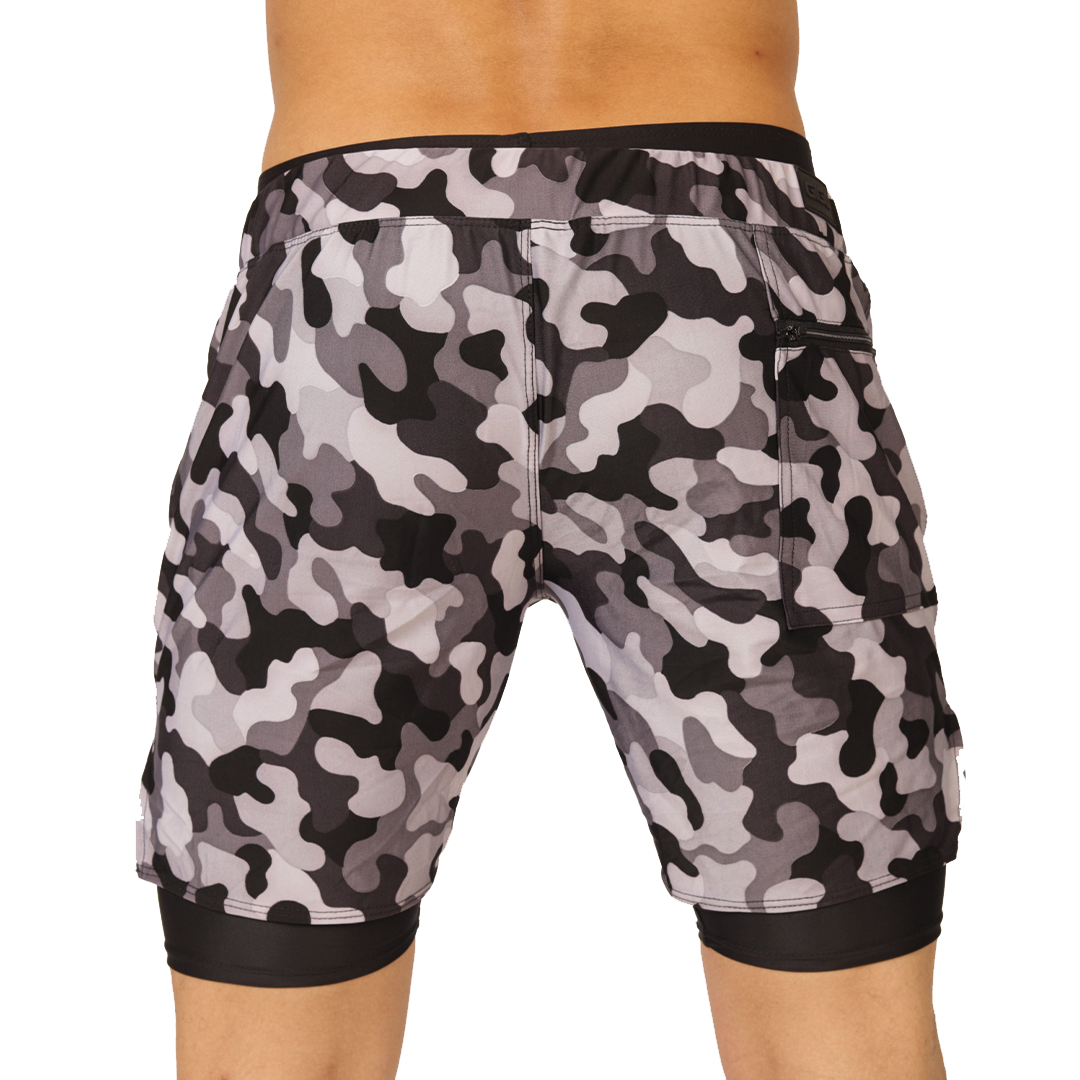 Sporty Camouflage Short vista posterior de Gigo Underwear