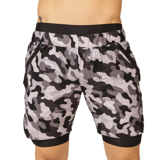 SPORTY CAMOUFLAGE SHORT - Gigo Underwear Colombia