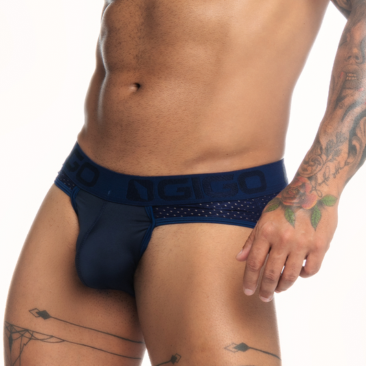 Strech Blue Brief de Gigo Underwear