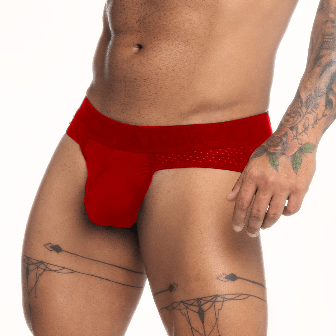 STRECH RED BRIEF - Gigo Underwear Colombia