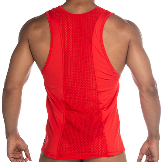 STRECH RED TANK - Gigo Underwear Colombia
