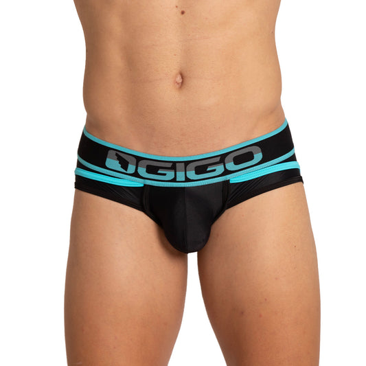 Style Black Brief Jock de Gigo Underwear