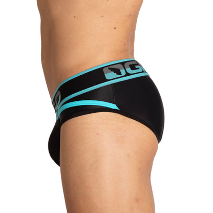 Style Black Brief vista frontal de Gigo Underwear