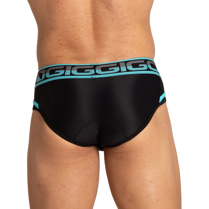 Style Black Brief vista posterior de Gigo Underwear