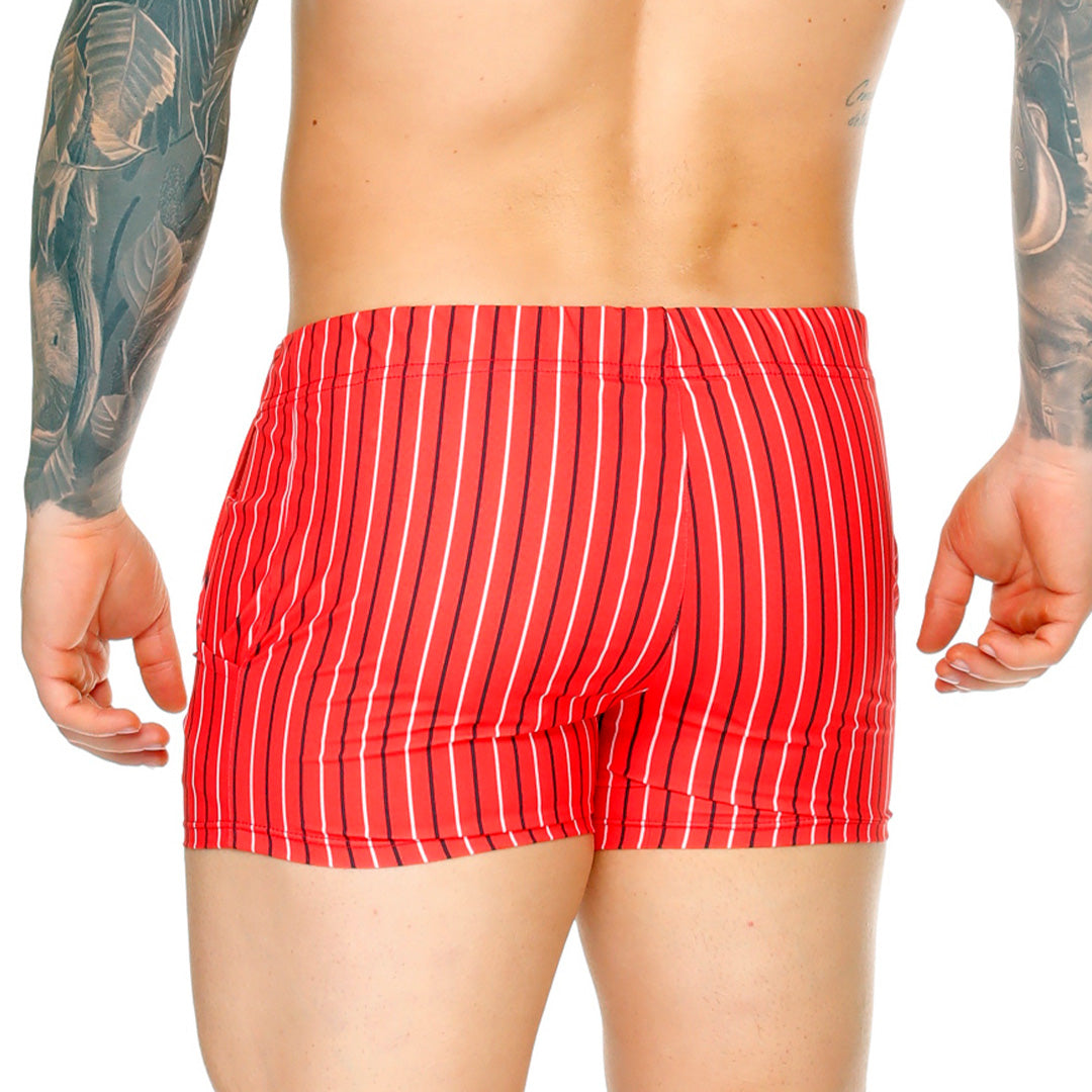 Sultan Red Beachwear vista posterior de Gigo Underwear