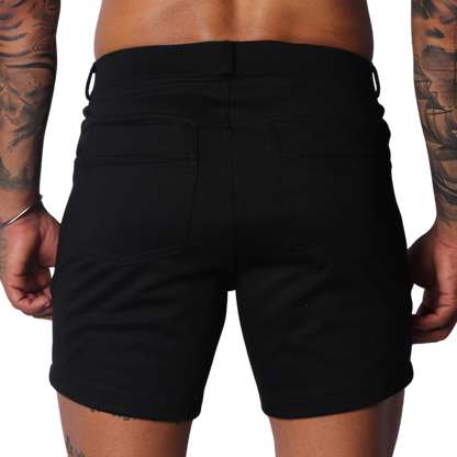 Sunday Black Short vista posterior de Gigo Underwear