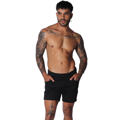 Sunday Black Short en modelo de Gigo Underwear