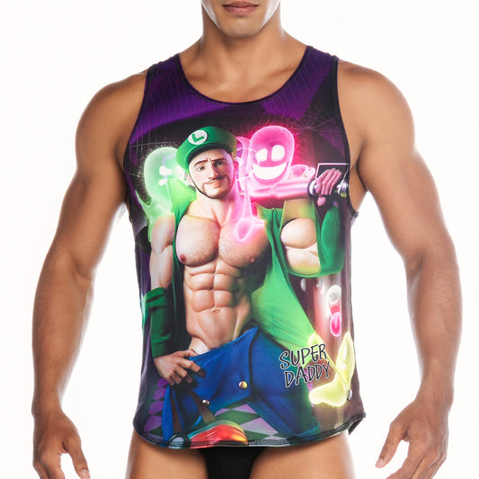 SUPER DADDY PURPLE TANK - Gigo Underwear Colombia