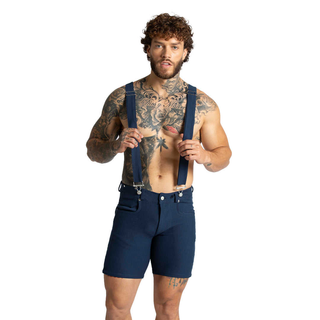 Suspenders Blue Short de Gigo Underwear