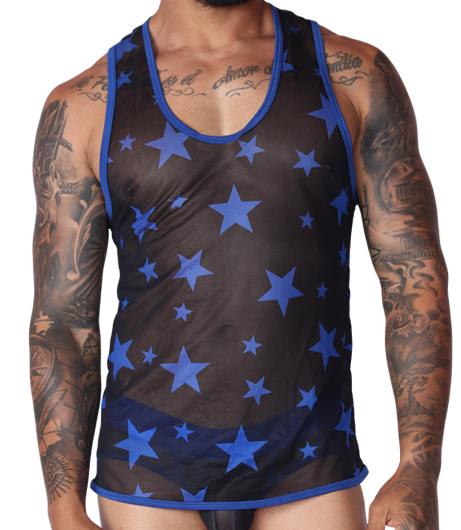 Star Blue Tank de Gigo Underwear