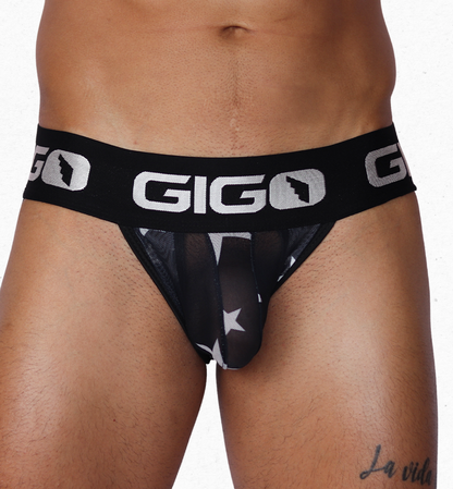 Star White Jockstrap de Gigo Underwear