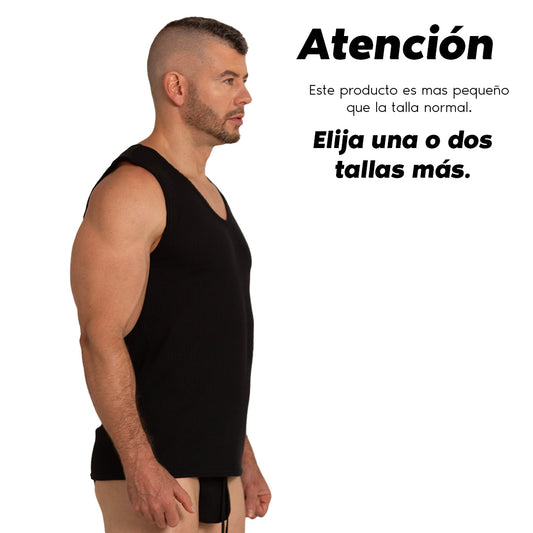 TISSUE BLACK TANK - Gigo Underwear Colombia