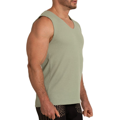 Tissue Green Tank vista posterior de Gigo Underwear