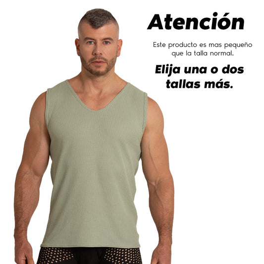 TISSUE GREEN TANK - Gigo Underwear Colombia