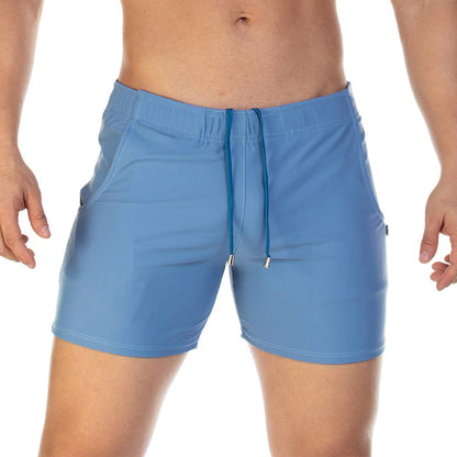 Traditional Blue Beachwear vista frontal de Gigo Underwear