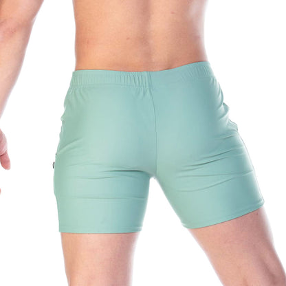 Traditional Green Beachwear vista posterior de Gigo Underwear