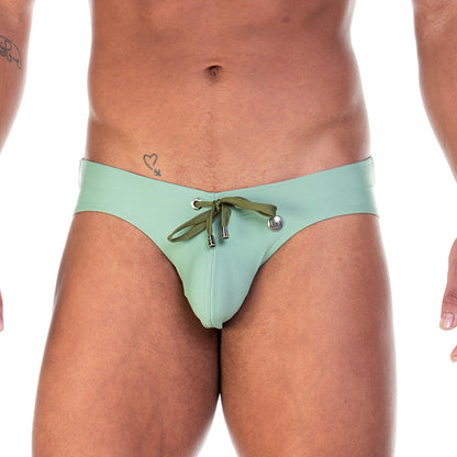 Traditional Green Swim Brief de Gigo Underwear