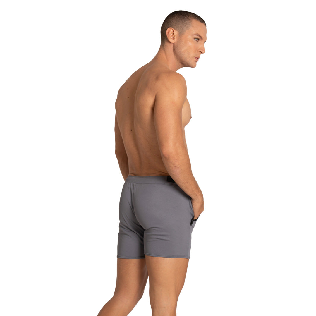 Training Gray Short de Gigo Underwear Colombia para un outfit masculino de gimnasio con comodidad y movimiento