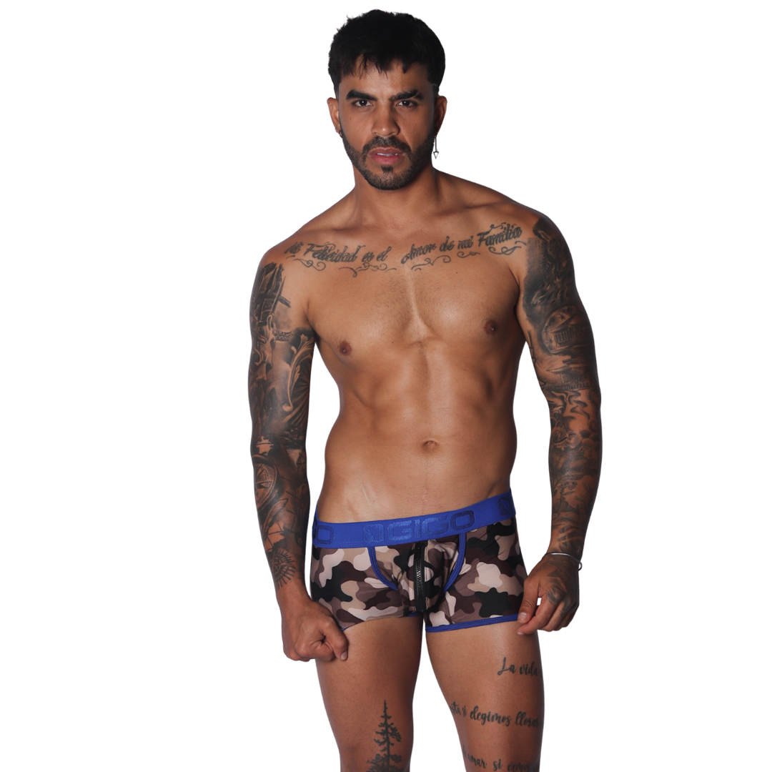 Trend Blue Trunk en modelo de Gigo Underwear