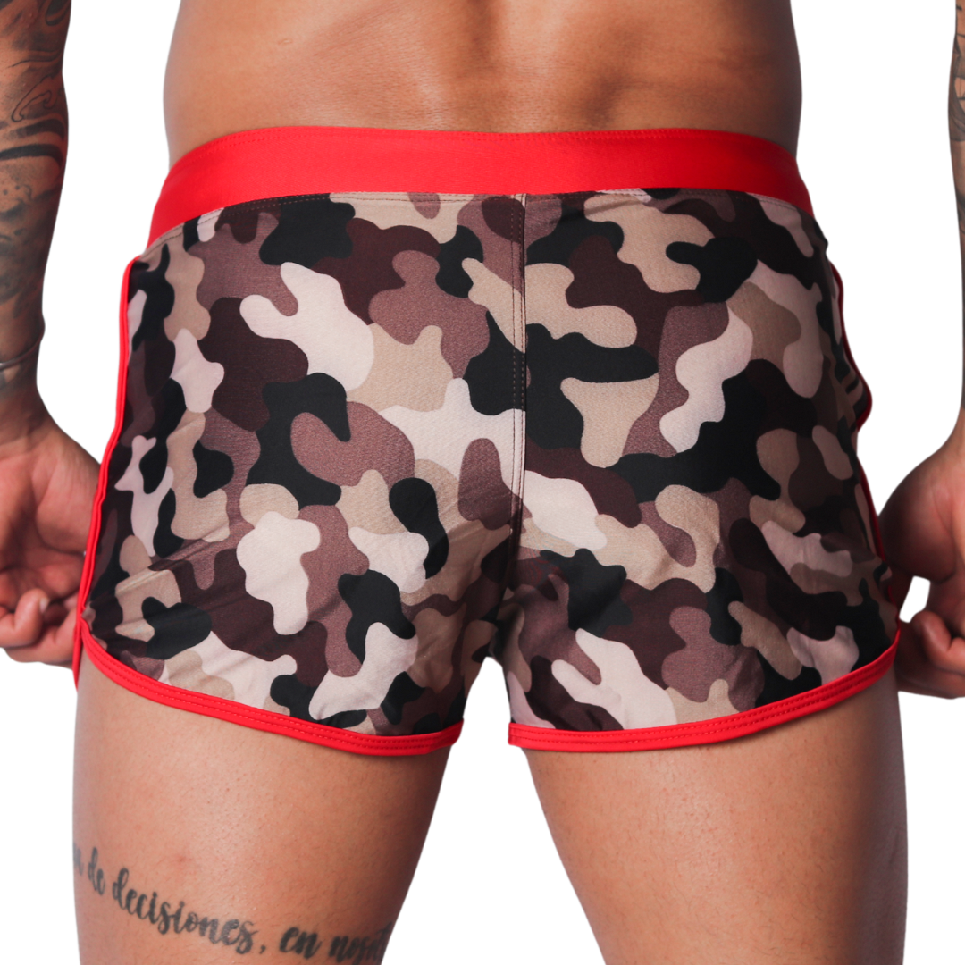 Trend Red Beachwear vista posterior de Gigo Underwear