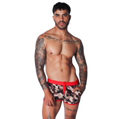 Trend Red Beachwear en modelo de Gigo Underwear