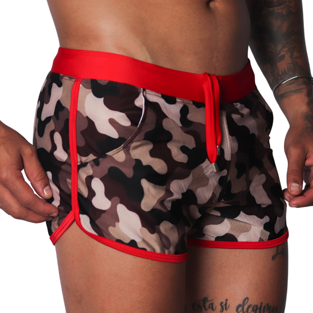 Trend Red Beachwear vista frontal de Gigo Underwear
