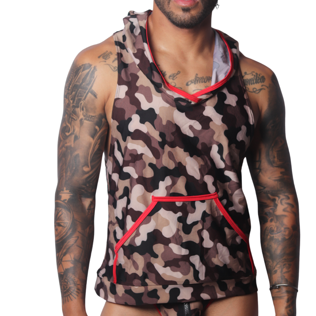 Trend Red Hoody Tshirt de Gigo Underwear