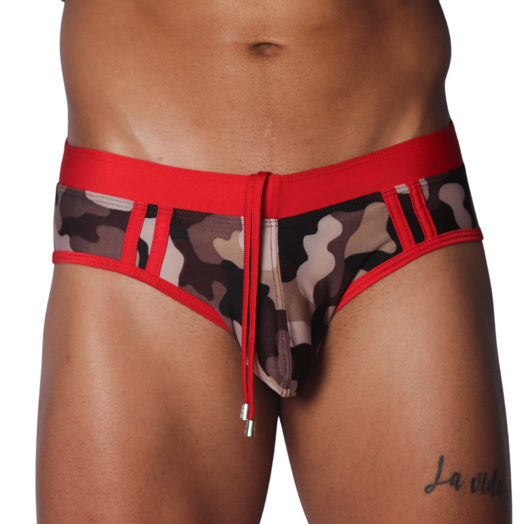 Trend Red Swim Brief de Gigo Underwear
