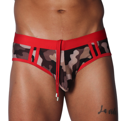 Trend Red Swim Brief de Gigo Underwear