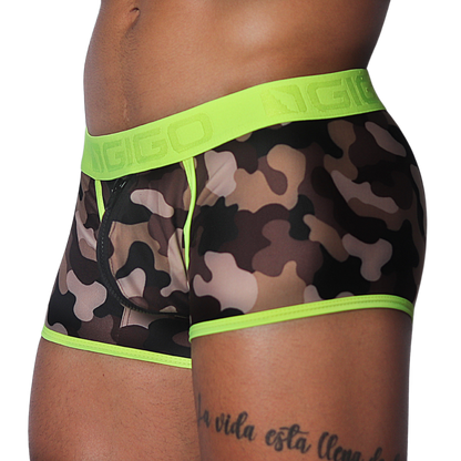 Trend Yellow Trunk vista frontal de Gigo Underwear